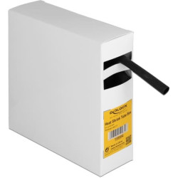 Delock Heat shrink tube Box, with inside adhesive, shrinkage ratio 3:1, 5 m x 9.5 mm black