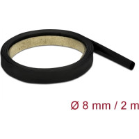 Delock Heat Shrink Tube 2 m x 8 mm Shrinkage Ratio 4:1 black