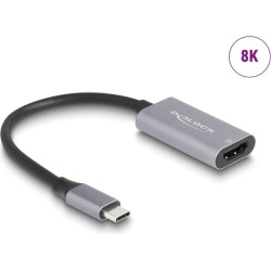 Delock USB Type-C™ Adapter to HDMI (DP Alt Mode) 8K with HDR function aluminium