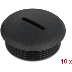 Delock Sealing Plug M32 x 1.5 black 10 pieces
