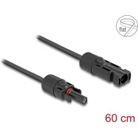 Delock DL4 Solar Flat Cable male to female 60 cm black