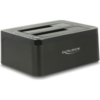 Delock USB 5 Gbps Dual Docking Station for 2 x SATA HDD / SSD with Clone Function