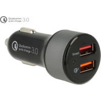 Navilock Car charger 2 x USB Type-A with Qualcomm® Quick Charge™ 3.0