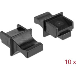 Delock Dust Cover for RJ45 jack with grip 10 pieces black