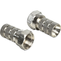 Delock F plug for cable with 5.0 - 5.2 mm diameter