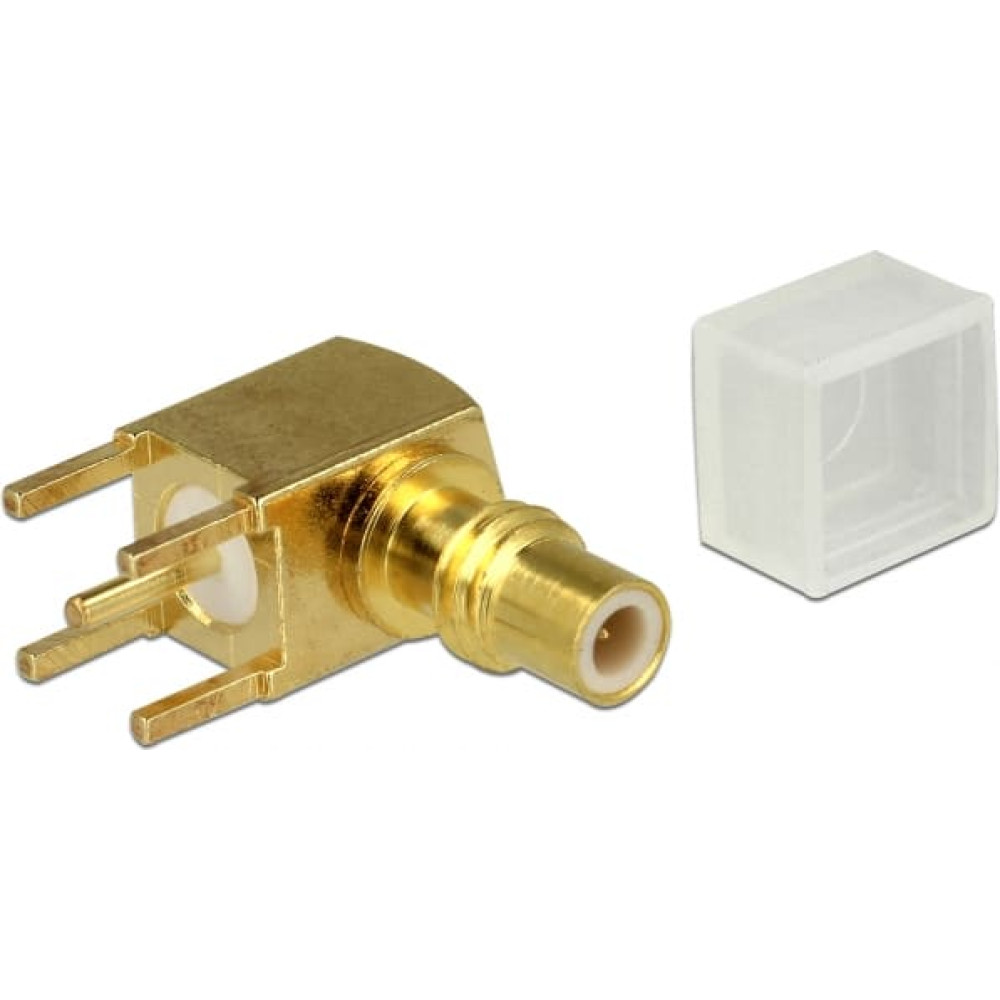 Delock Adapter SMC jack 90° angled PCB