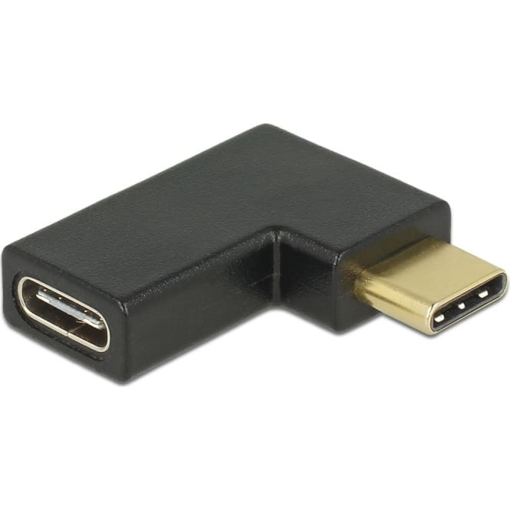 Adapteris  USB 10 GBPS (USB 3.1 GEN 2) USB TYPE-C™ M -> F, leņķis kreisais/labais DELOCK