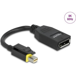 Delock Mini DisplayPort 1.4 to DisplayPort adapter with latch 8K 60 Hz