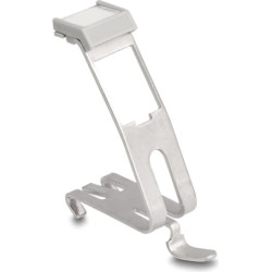 Delock Keystone Holder with labelling field 1 port for DIN rail metal