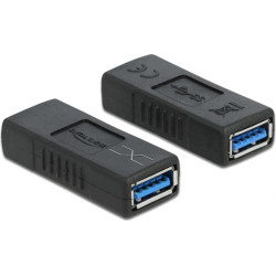 Delock USB 3.0 Adapter Type-A female to Type-A female (crossed)