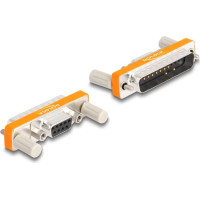 Delock Adapter D-Sub 9 pin female with nuts to D-Sub 25 pin male with screws