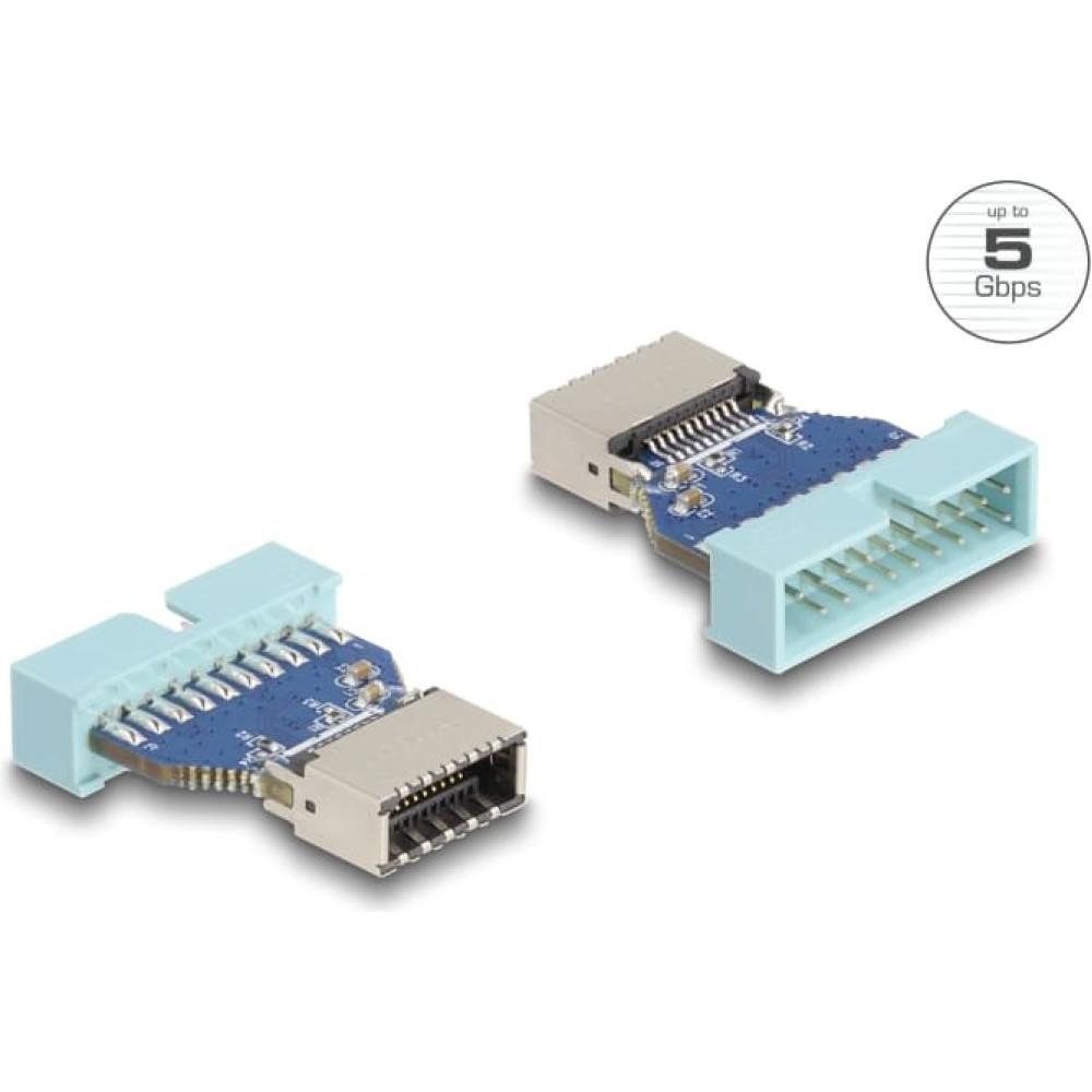 Delock USB 5 Gbps Adapter Pin Header male to internal USB Type-E Key A female