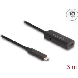 Delock Active USB 10 Gbps extension cable USB Type-C™ 3 m