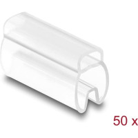 Delock Cable Marker for cable diameter 4 - 7 mm 50 pieces transparent