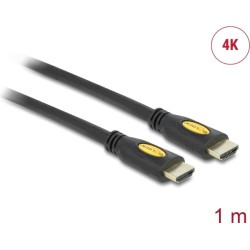 Delock Cable High Speed HDMI with Ethernet - HDMI-A male > HDMI-A male 4K 1.0 m