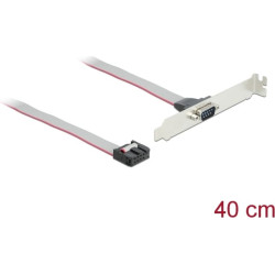 Delock Slot Bracket > 1 x Serial Pin layout: 1:1