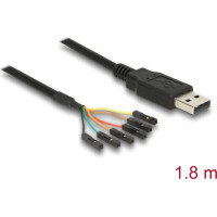Delock USB 2.0 to Serial LVTTL Converter with 6 pin header female separately 1.8 m (3.3 V)