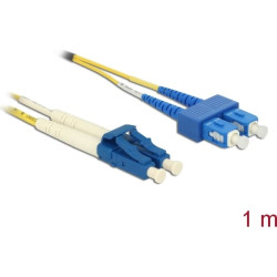 Delock Cable Optical Fibre 9/125µm LC - SC Singlemode OS2 1m