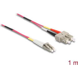 Delock Cable Optical Fibre LC > SC Multi-mode OM4 1 m
