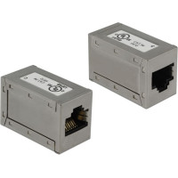 Delock Adapter RJ45 jack > RJ45 jack Cat.5e STP