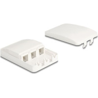 Delock Keystone Surface Mounted Box 3 Port closed