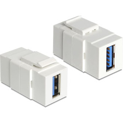 Delock Keystone module USB 3.0 A female  USB 3.0 A female