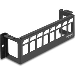 Delock Keystone Mounting Panel 8 Port surface mount horizontal