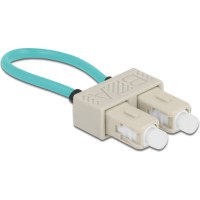 Delock Optical Fiber loopback Adapter SC / OM3 Multi-mode beige