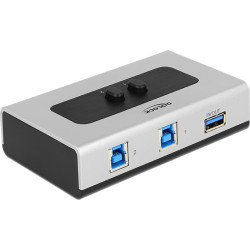 Delock Switch USB 3.0 2 port manual bidirectional