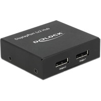 Delock DisplayPort 1.2 Splitter 1 x DisplayPort in > 2 x DisplayPort out 4K