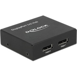 Delock DisplayPort 1.2 Splitter 1 x DisplayPort in > 2 x DisplayPort out 4K