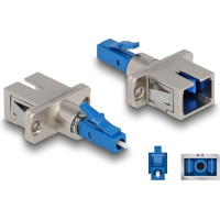 Delock Optical Fiber Hybrid Coupler LC Simplex male to SC Simplex female blue