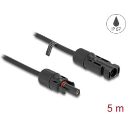 Delock DL4 Solar Cable 4 mm² male to female 5 m black