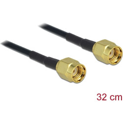 Delock Antenna Cable RP-SMA Plug  RP-SMA Plug 320 mm