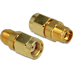 Delock Adapter RP-SMA plug metric thread > RP-SMA jack
