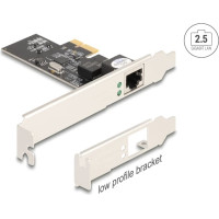 Delock PCI Express x1 Network Card 2.5 Gigabit LAN 1 x RJ45 i225