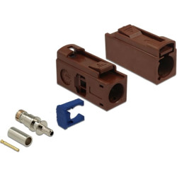 Delock FAKRA F jack 25 mm (long) for crimping