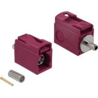 Delock FAKRA L jack 21 mm (short) for crimping