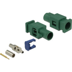 Delock FAKRA E plug spring pin for crimping