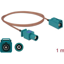 Delock Antenna Cable FAKRA Z plug > FAKRA Z jack RG-316 1 m