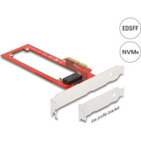 Delock PCI Express x4 Card to 1 x EDSFF E1.S Slot - Low Profile Form Factor