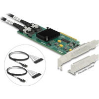 Delock 8 port SATA PCI Express x8 Card with Connection Cable
