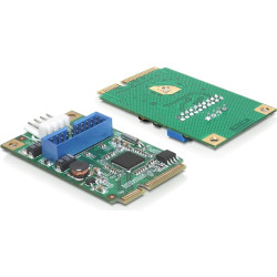 Delock MiniPCIe IO PCIe full size 1 x 19 Pin USB 3.0 Pin Header