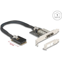 Delock Mini PCIe I/O PCIe full size 2 x SFP Gigabit LAN