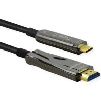 Roline Type C - HDMI (AOC) Cable, 4K60, M/M, 30 m