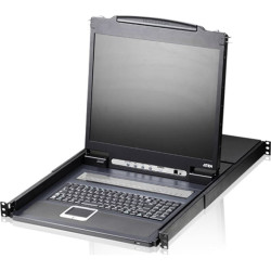 Aten CL1308N KVM-Switch, 48cm TFT, VGA, PS/2-USB, 8 Port, FR-Layout
