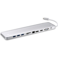 Aten UH3234 USB-C Multiport Dock mit Power Passthrough