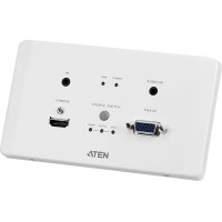Aten VE2812AEUT HDMI & VGA HDBaseT Transmitter EU Wandplatte