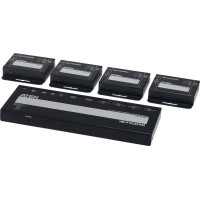 Aten VS1824KIT 4-Port 4K HDMI Cat6 Splitter mit 4 Empfänger