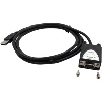 Exsys EX-1311-2F USB 2.0 zu 1 x Seriell RS-232 1.8 Meter Kabel mit 9 Pin Buchse LED Anzeige
